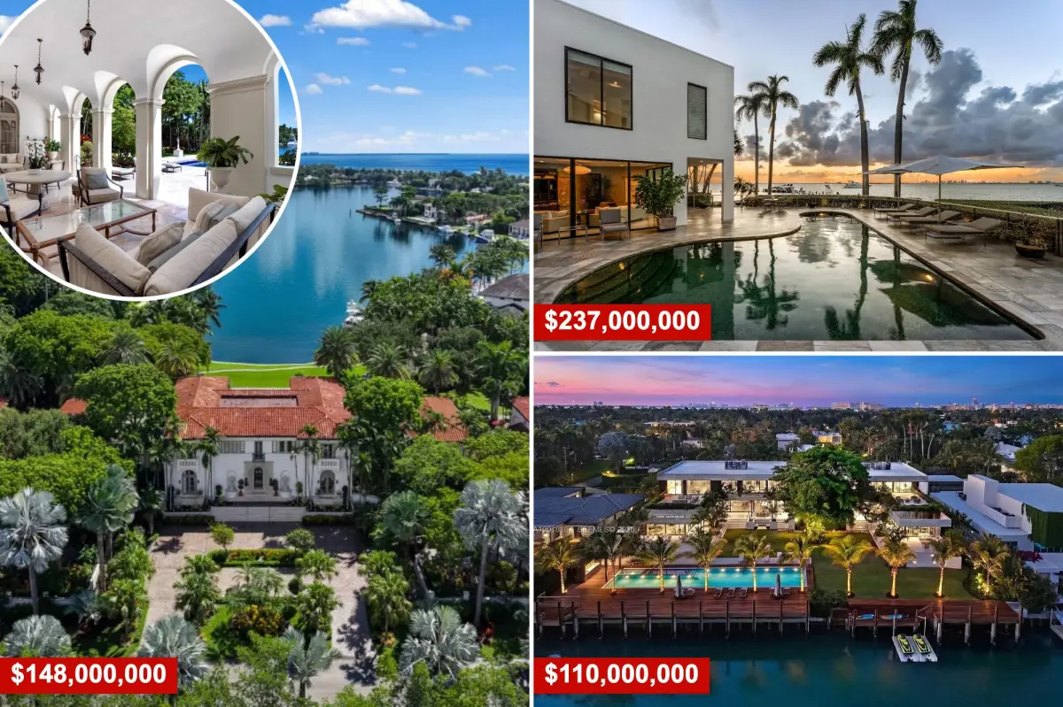 Coral Gables Estate Lists for $148M Amid Miami's Luxury Boom